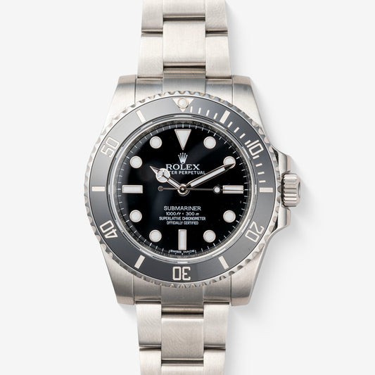 2017 Rolex Submariner Ceramic Ref. 114060 with Papers