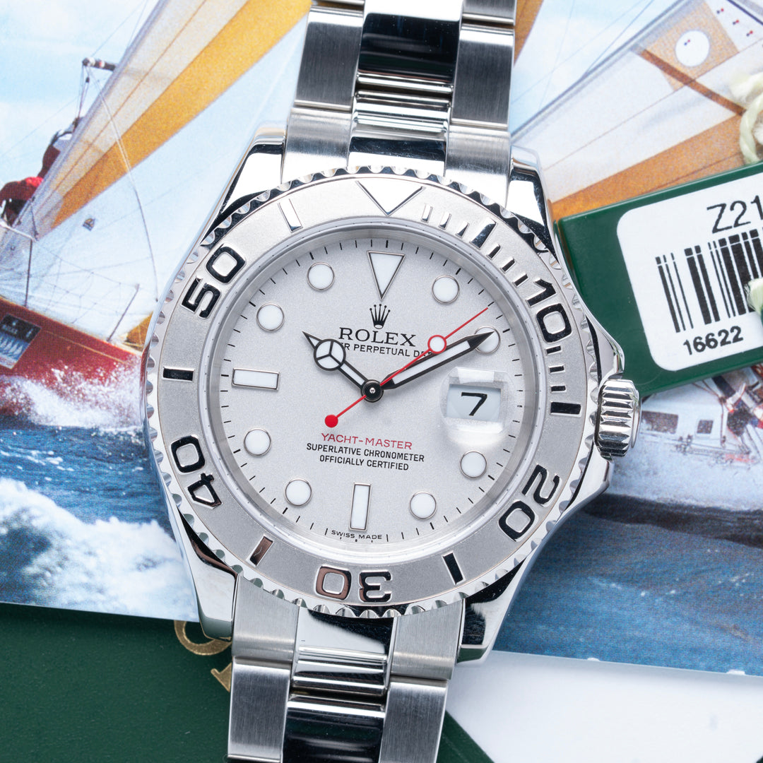 2007 Rolex Yacht-Master Ref. 16622 Platinum with Box & Papers