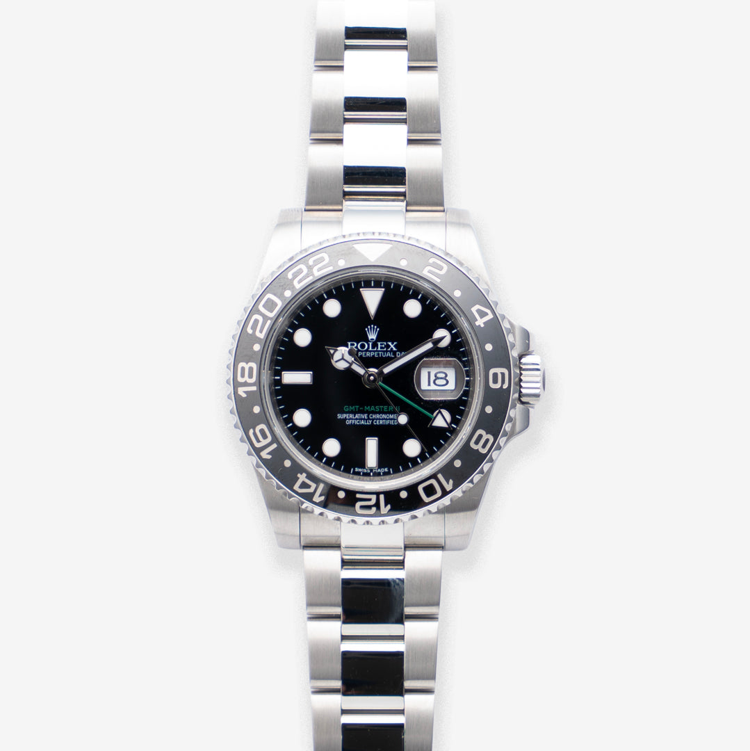 2010 Rolex GMT-Master II Ref. 116710LN with Box & Papers