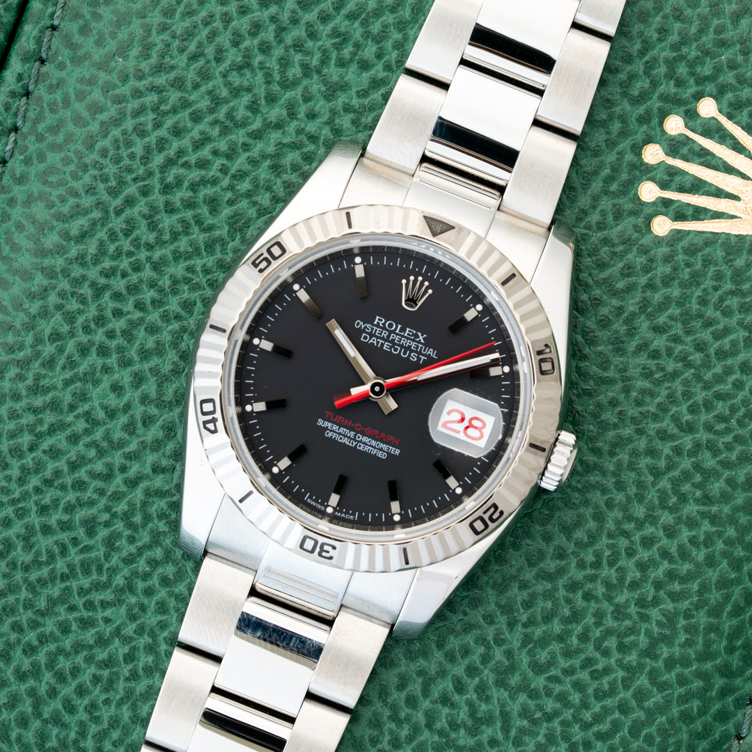 2007 Rolex Datejust Turn-O-Graph Ref. 116264 with Box & Papers