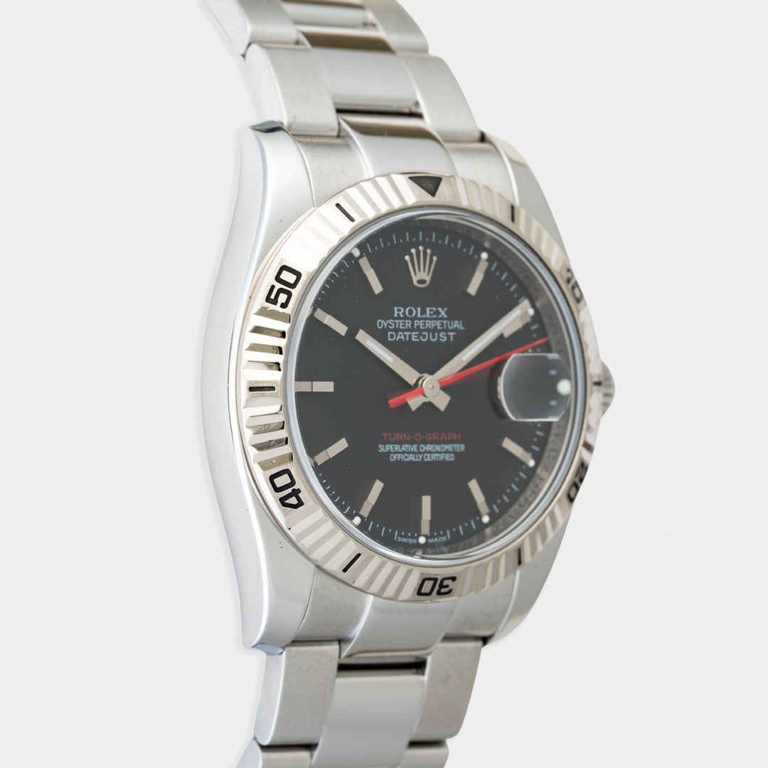 2007 Rolex Datejust Turn-O-Graph Ref. 116264 with Box & Papers
