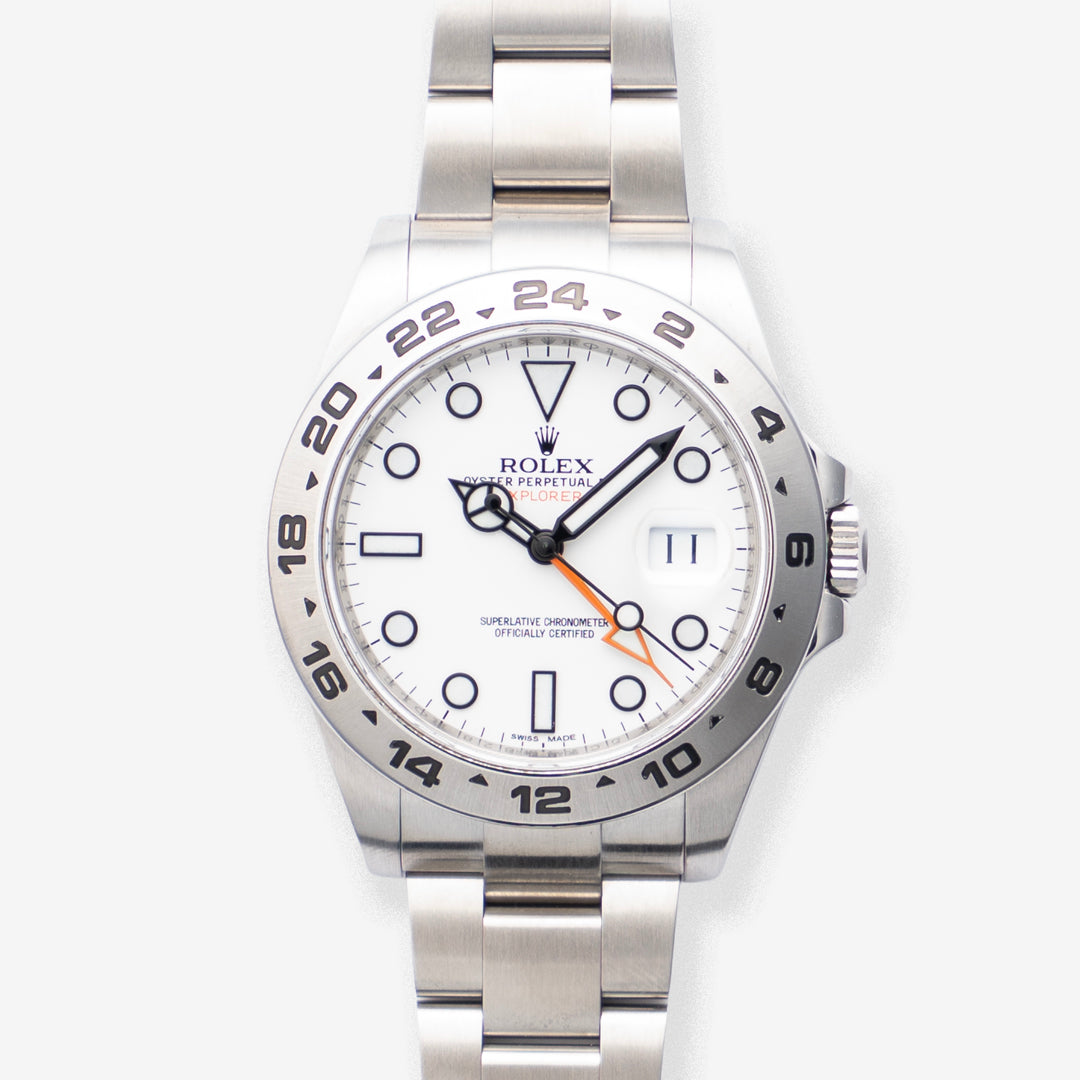 2015 Rolex Explorer II Ref. 216570 with Box & Papers