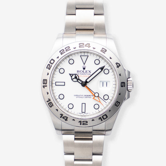 2015 Rolex Explorer II Ref. 216570 with Box & Papers