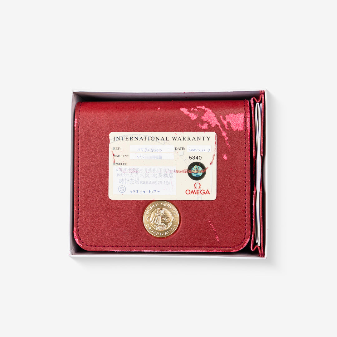 2000 Omega Speedmaster "Hesalite Sandwich" Professional Ref. 3572.50 with Box & Papers