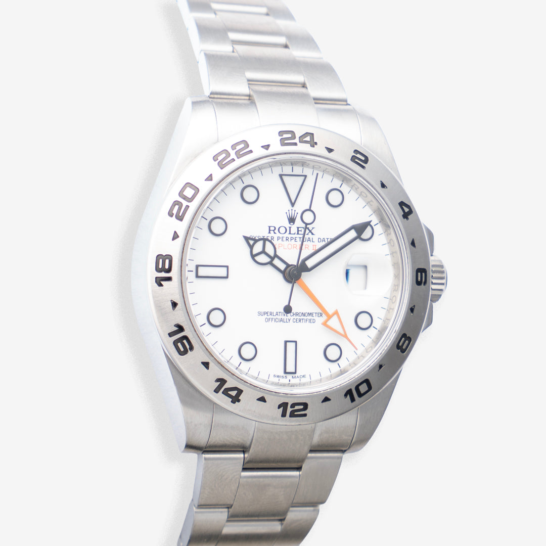 2015 Rolex Explorer II Ref. 216570 with Box & Papers
