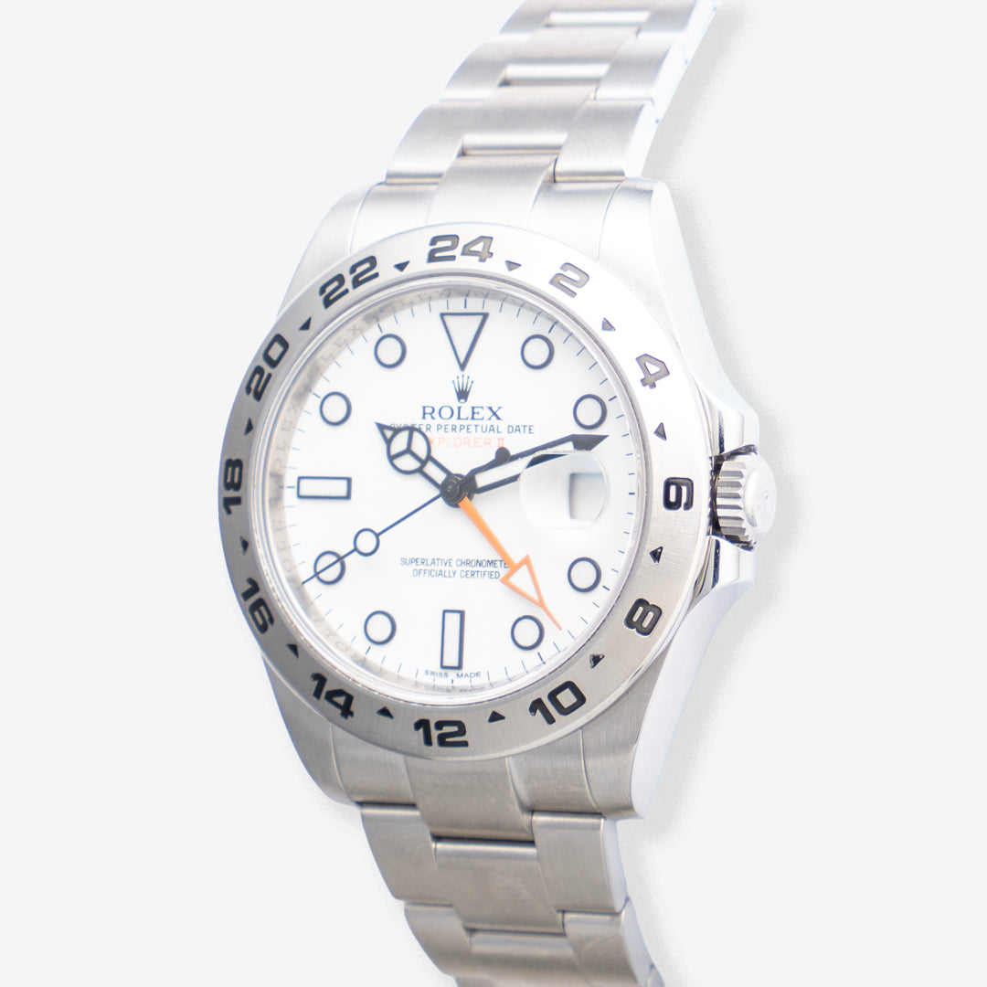 2015 Rolex Explorer II Ref. 216570 with Box & Papers