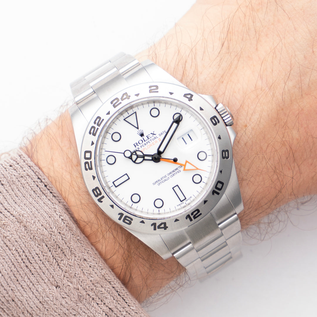 2015 Rolex Explorer II Ref. 216570 with Box & Papers
