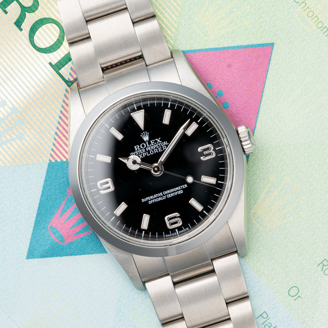 2007 Rolex Explorer Ref. 114270 with Box & Papers