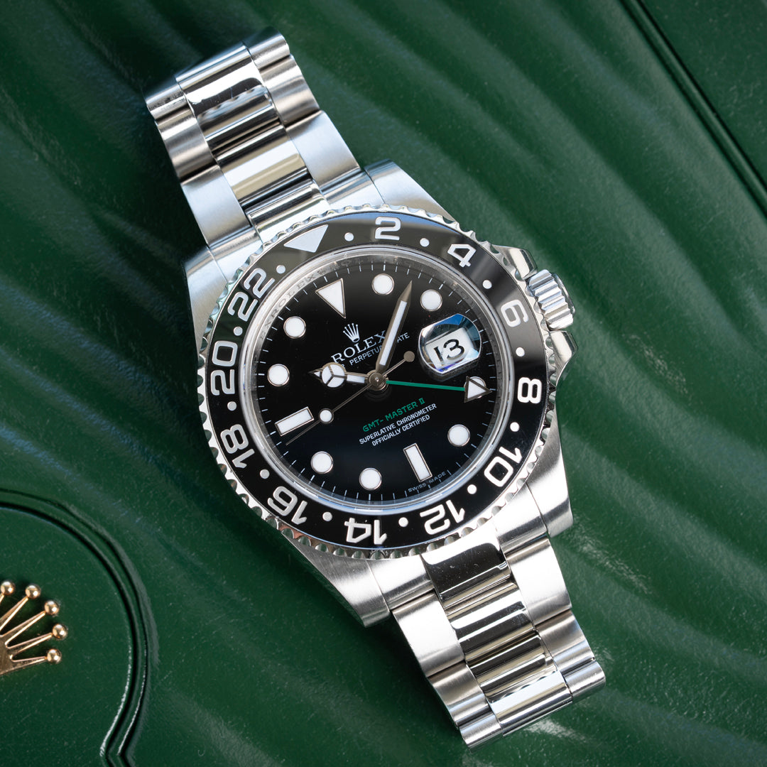 2010 Rolex GMT-Master II Ref. 116710LN with Box