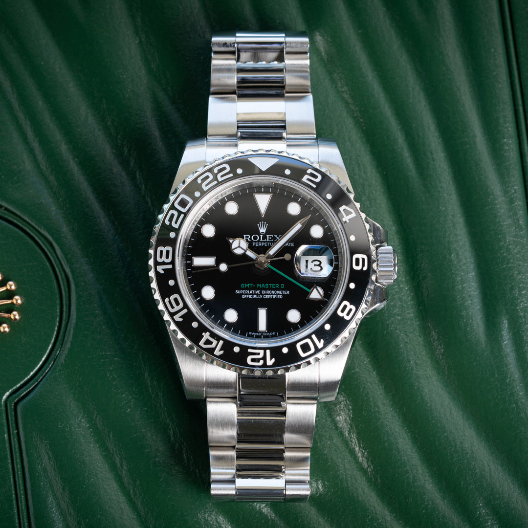 2010 Rolex GMT-Master II Ref. 116710LN with Box