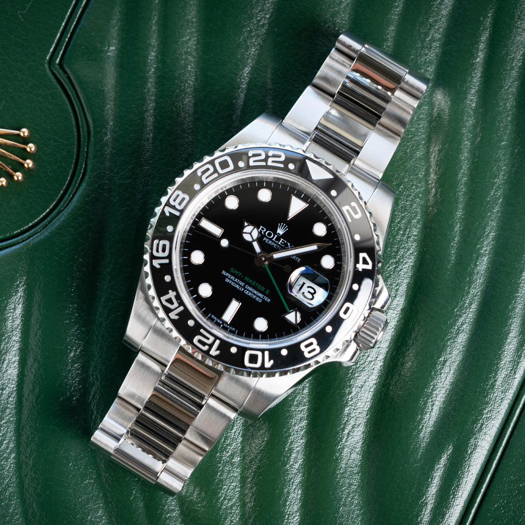 2010 Rolex GMT-Master II Ref. 116710LN with Box