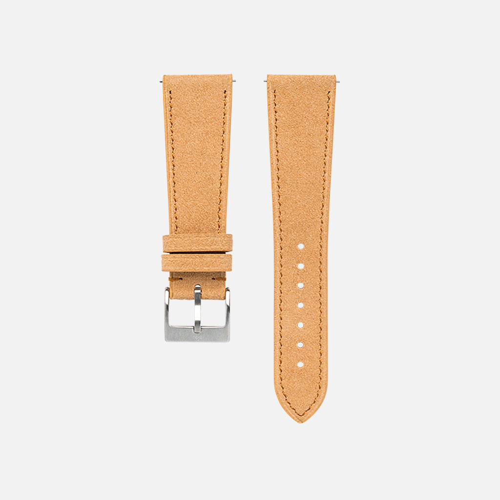 Alcantara Slim Quick-Release Watch Strap (Multiple Colors)