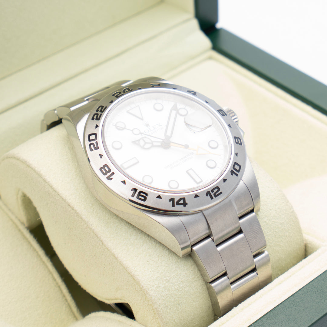 2015 Rolex Explorer II Ref. 216570 with Box & Papers