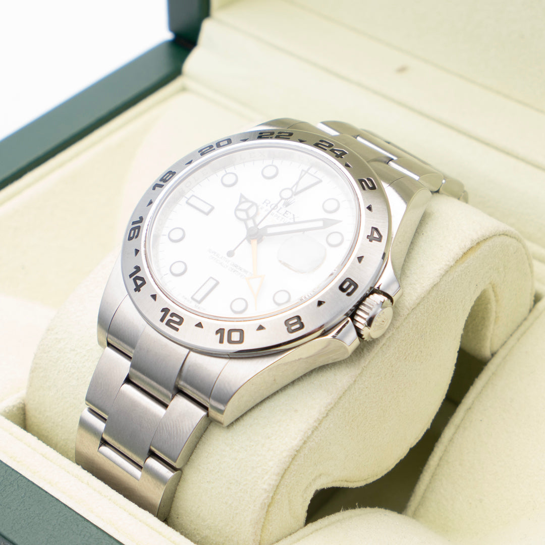 2015 Rolex Explorer II Ref. 216570 with Box & Papers