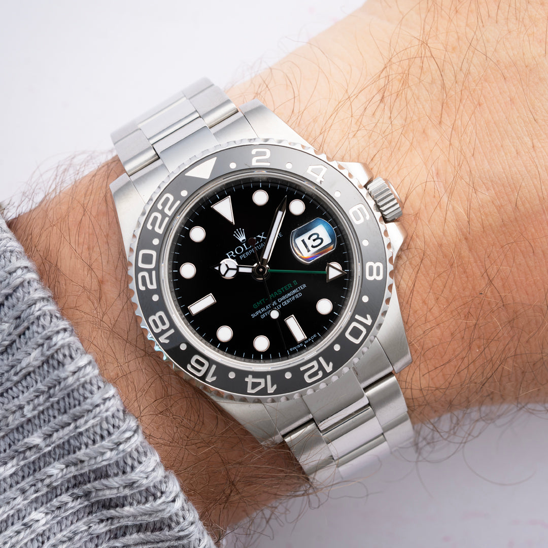 2010 Rolex GMT-Master II Ref. 116710LN with Box