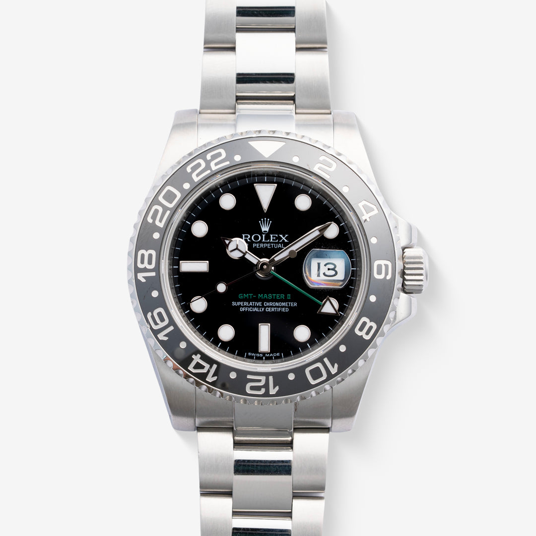 2010 Rolex GMT-Master II Ref. 116710LN with Box