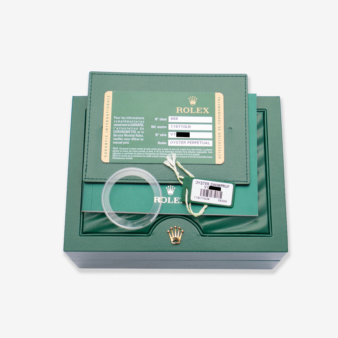 2010 Rolex GMT-Master II Ref. 116710LN with Box & Papers