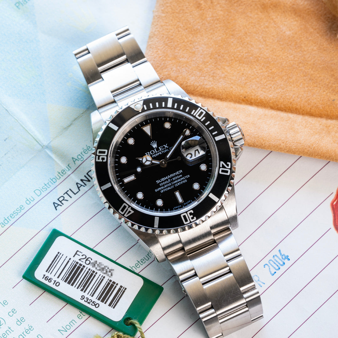 2004 Rolex Submariner Date Ref. 16610 with Box & Papers