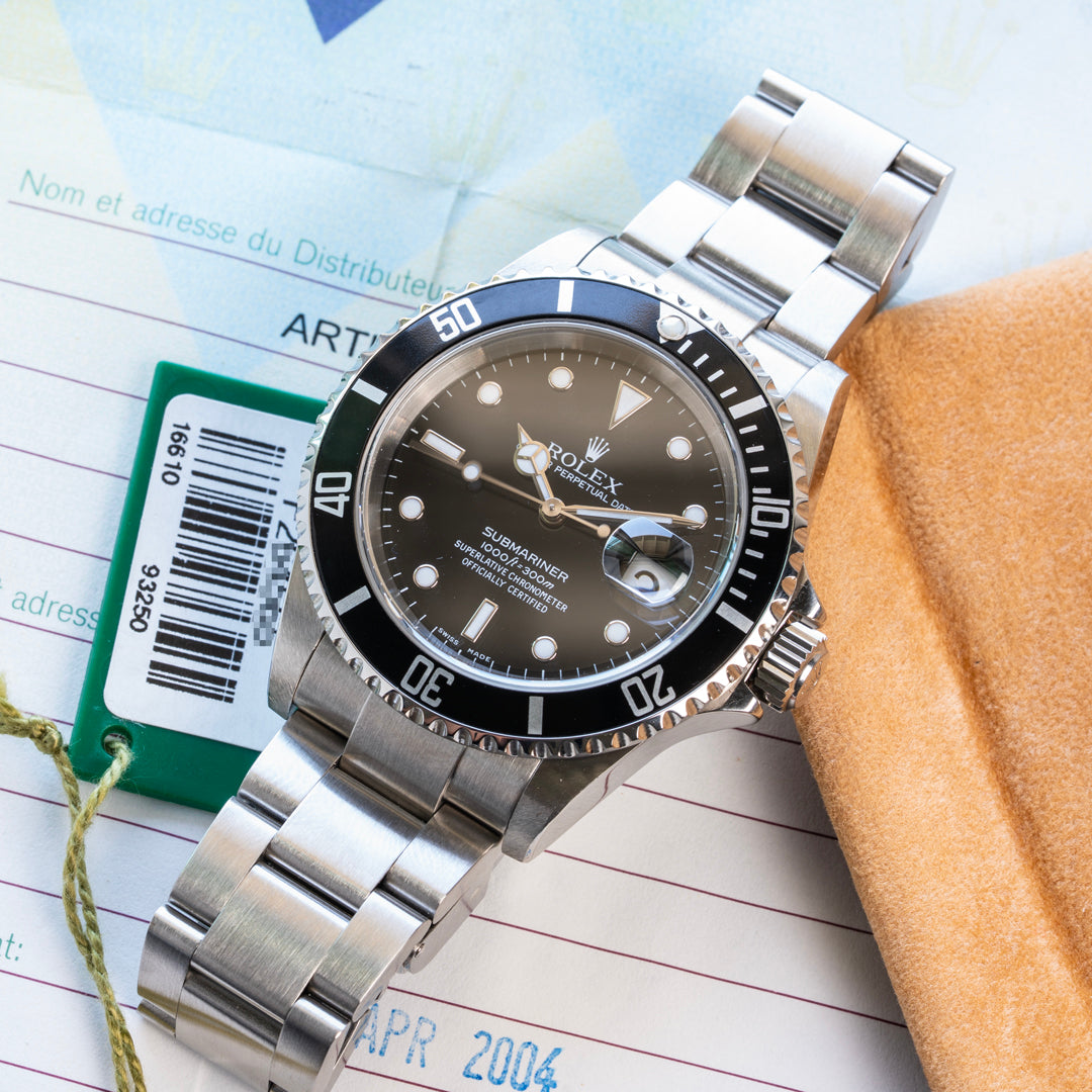 2004 Rolex Submariner Date Ref. 16610 with Box & Papers