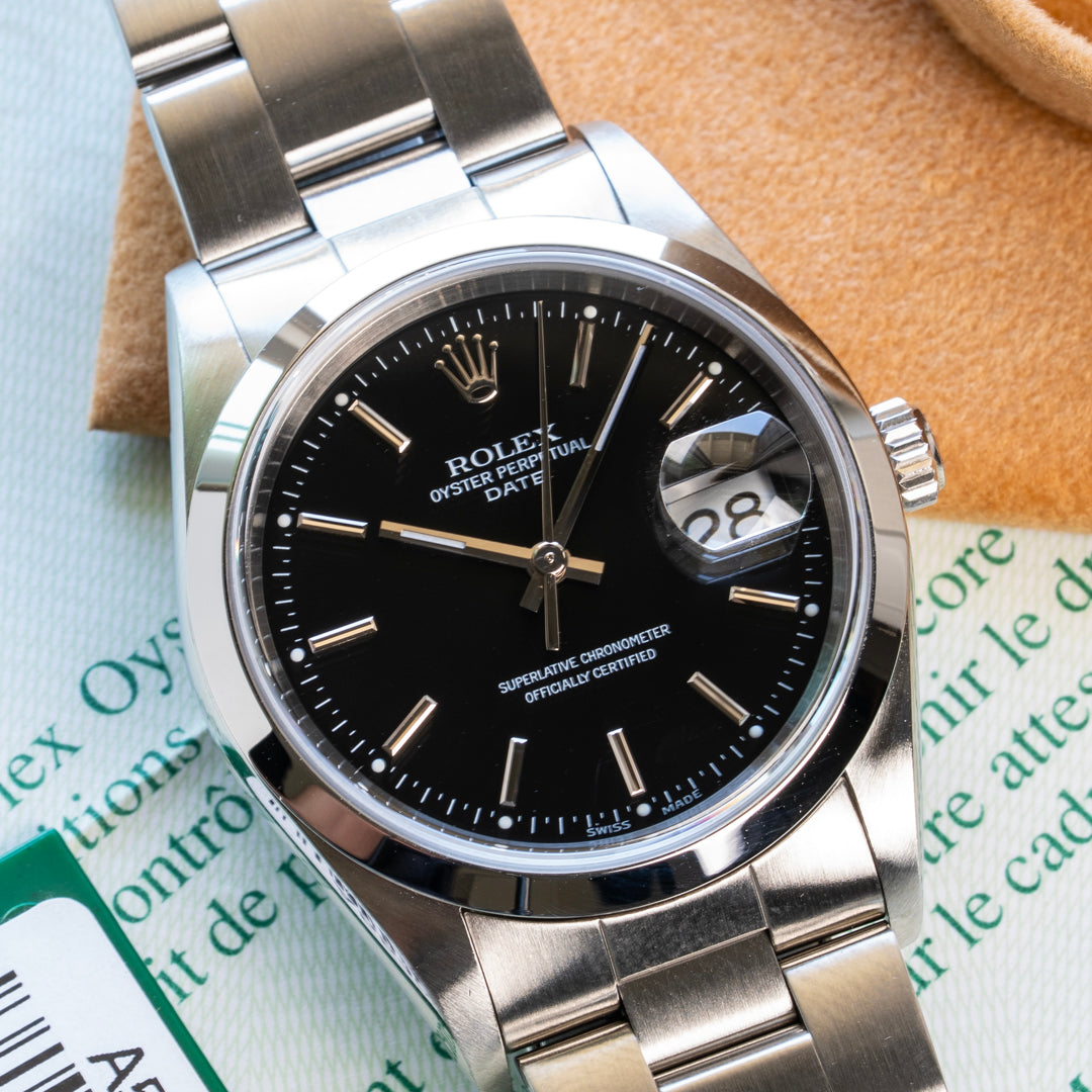 2000 Rolex Oyster Perpetual Date Ref. 15200 with Papers
