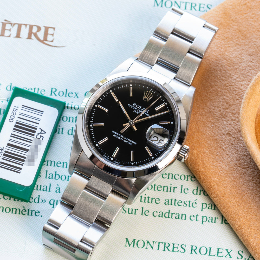 2000 Rolex Oyster Perpetual Date Ref. 15200 with Papers