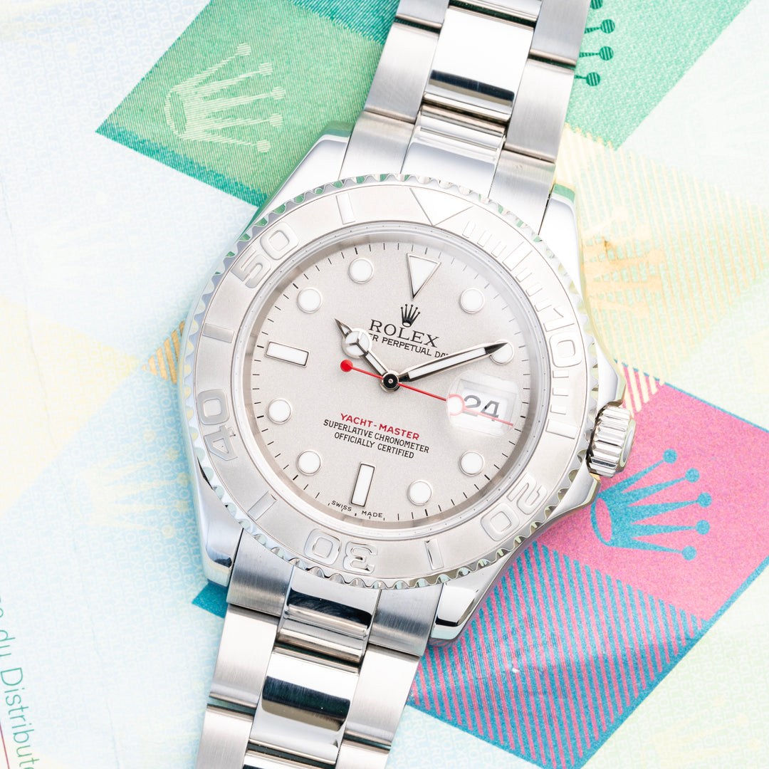 2003 Rolex Yacht-Master Ref. 16622 Platinum with Box & Papers