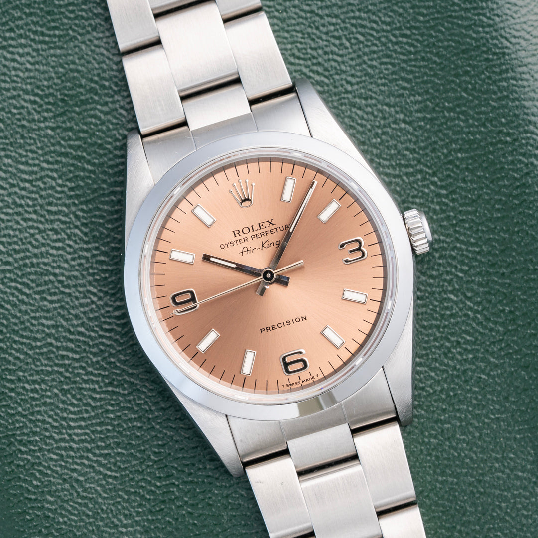 1998 Rolex Air-King Ref. 14000 "Salmon" with Box & Papers
