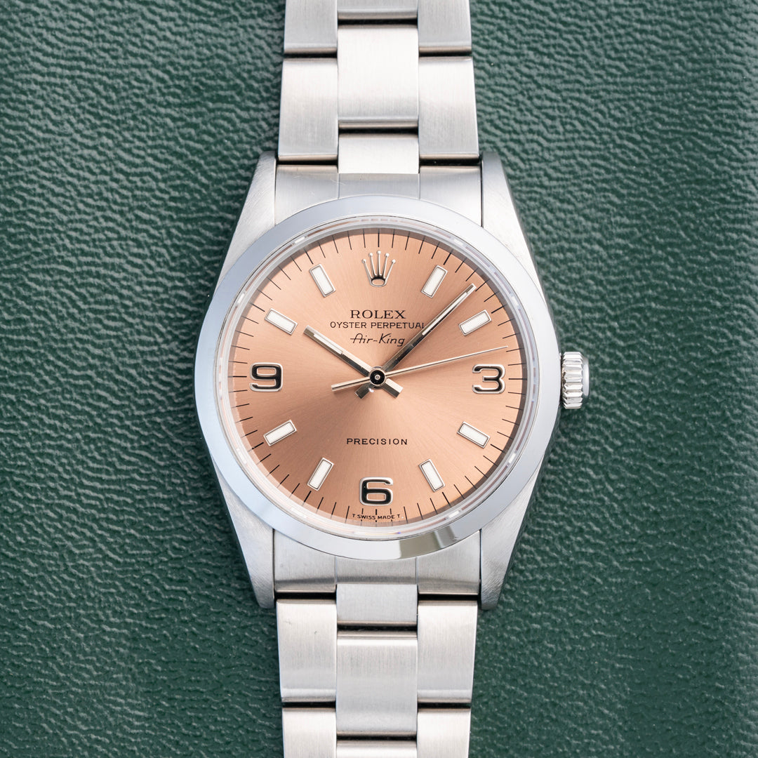 1998 Rolex Air-King Ref. 14000 "Salmon" with Box & Papers