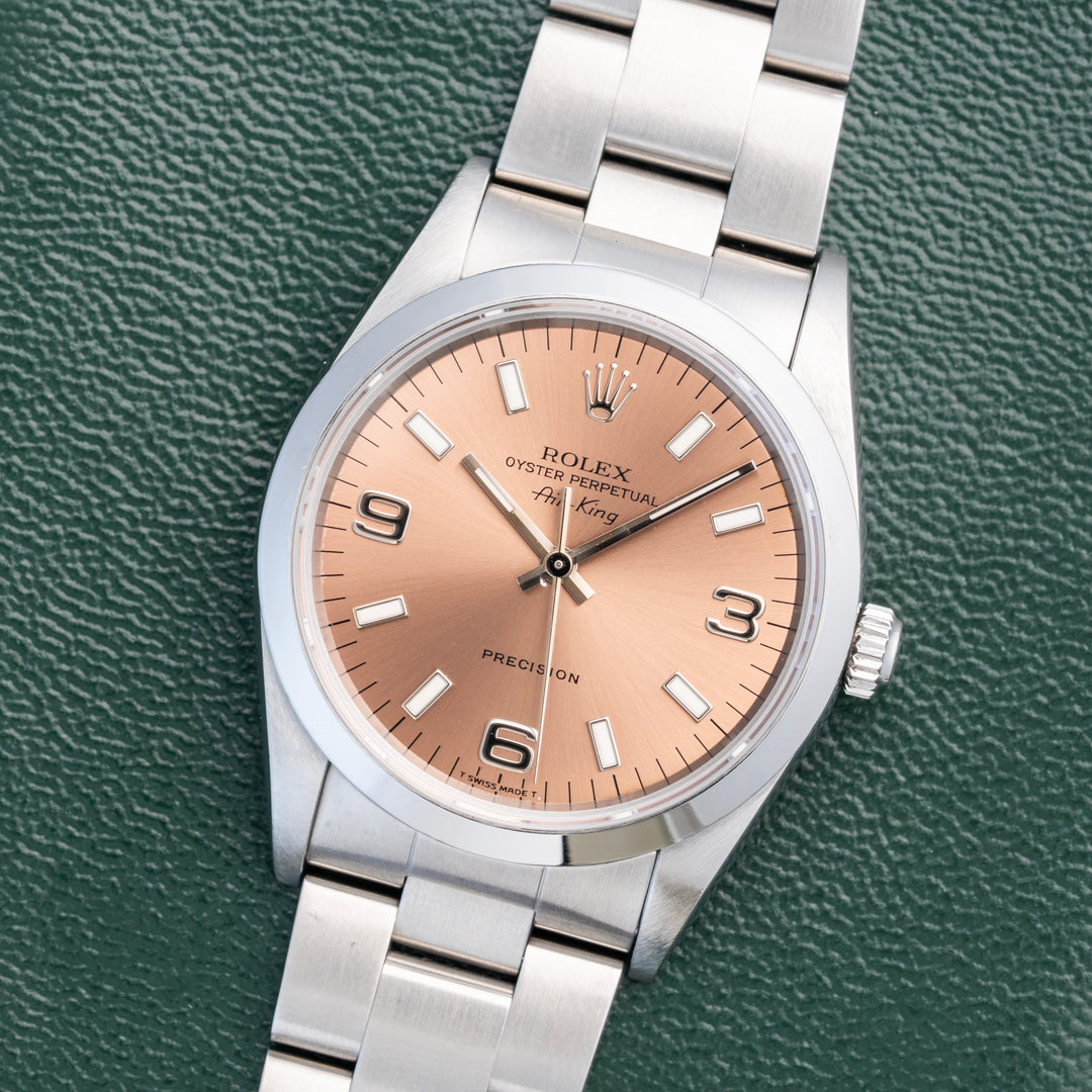 1998 Rolex Air-King Ref. 14000 "Salmon" with Box & Papers