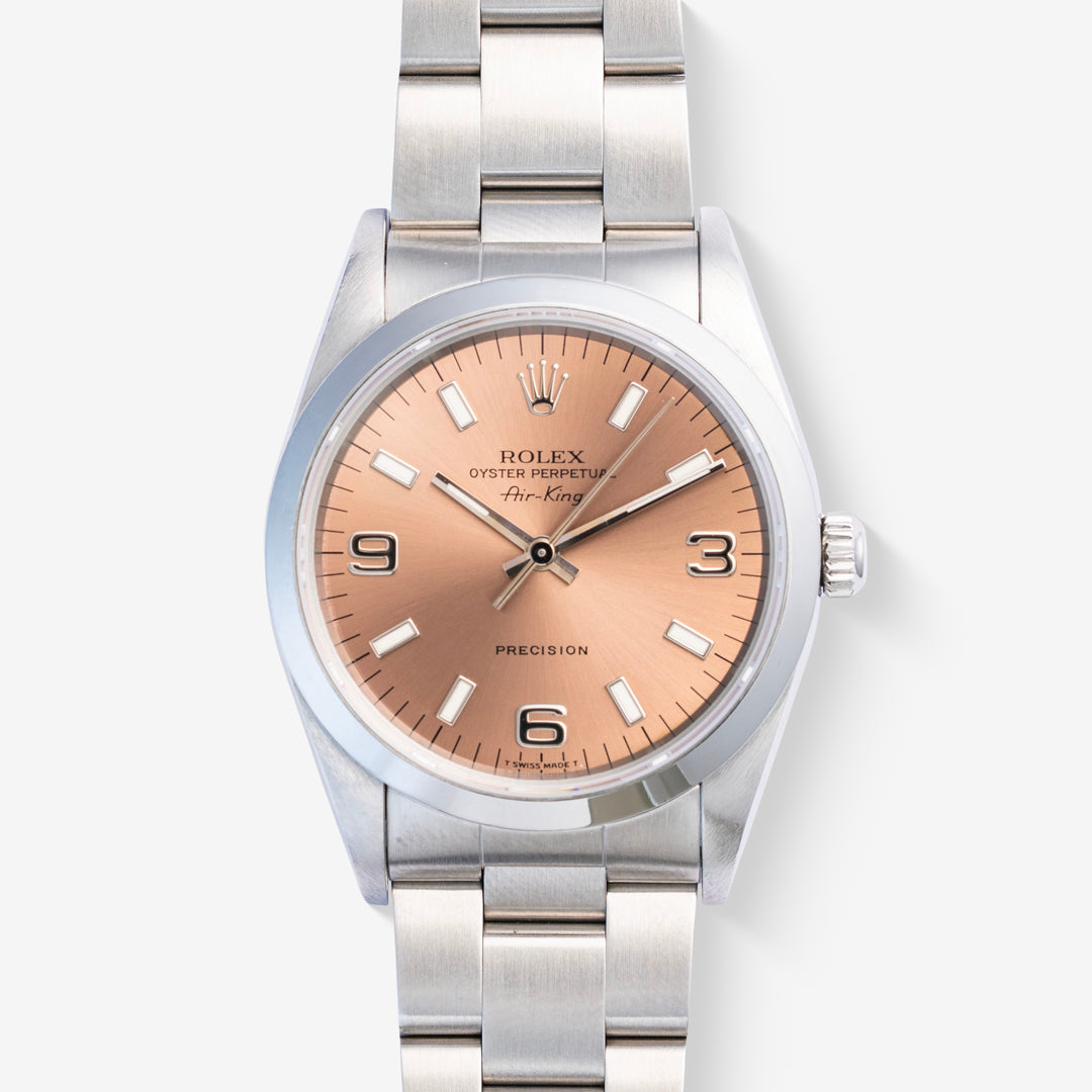 1998 Rolex Air-King Ref. 14000 "Salmon" with Box & Papers