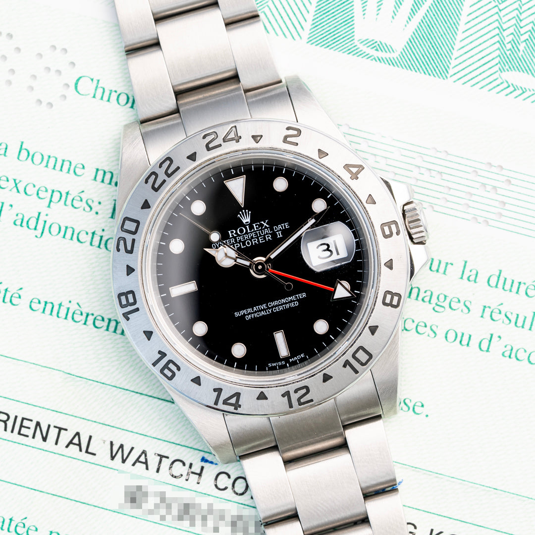 2002 Rolex Explorer II Ref. 16570 with Box & Papers