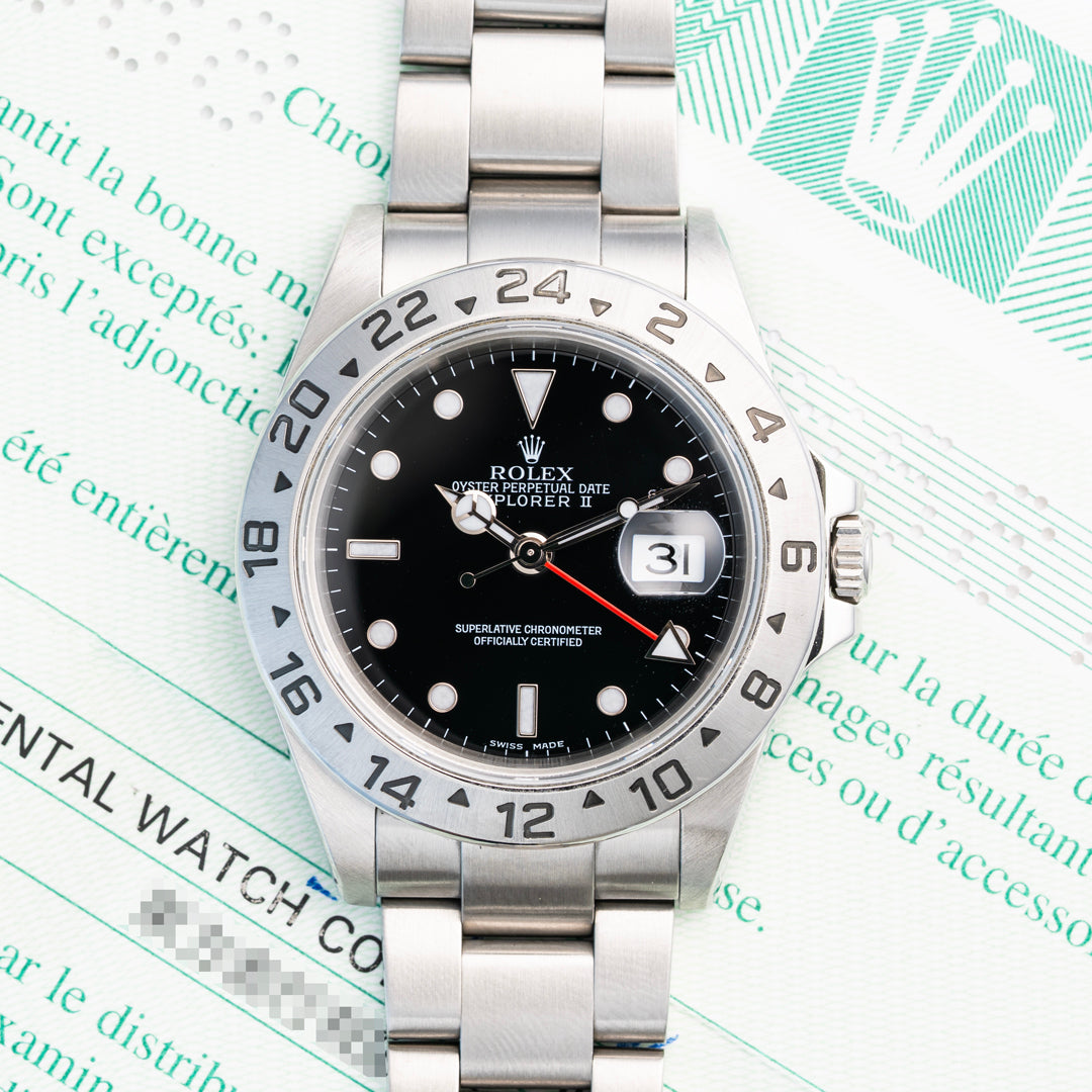2002 Rolex Explorer II Ref. 16570 with Box & Papers
