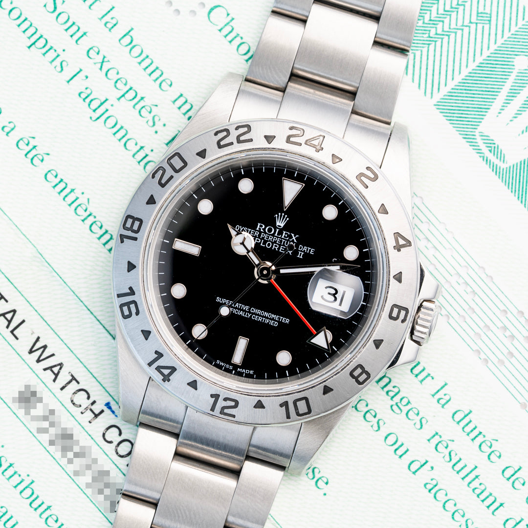 2002 Rolex Explorer II Ref. 16570 with Box & Papers
