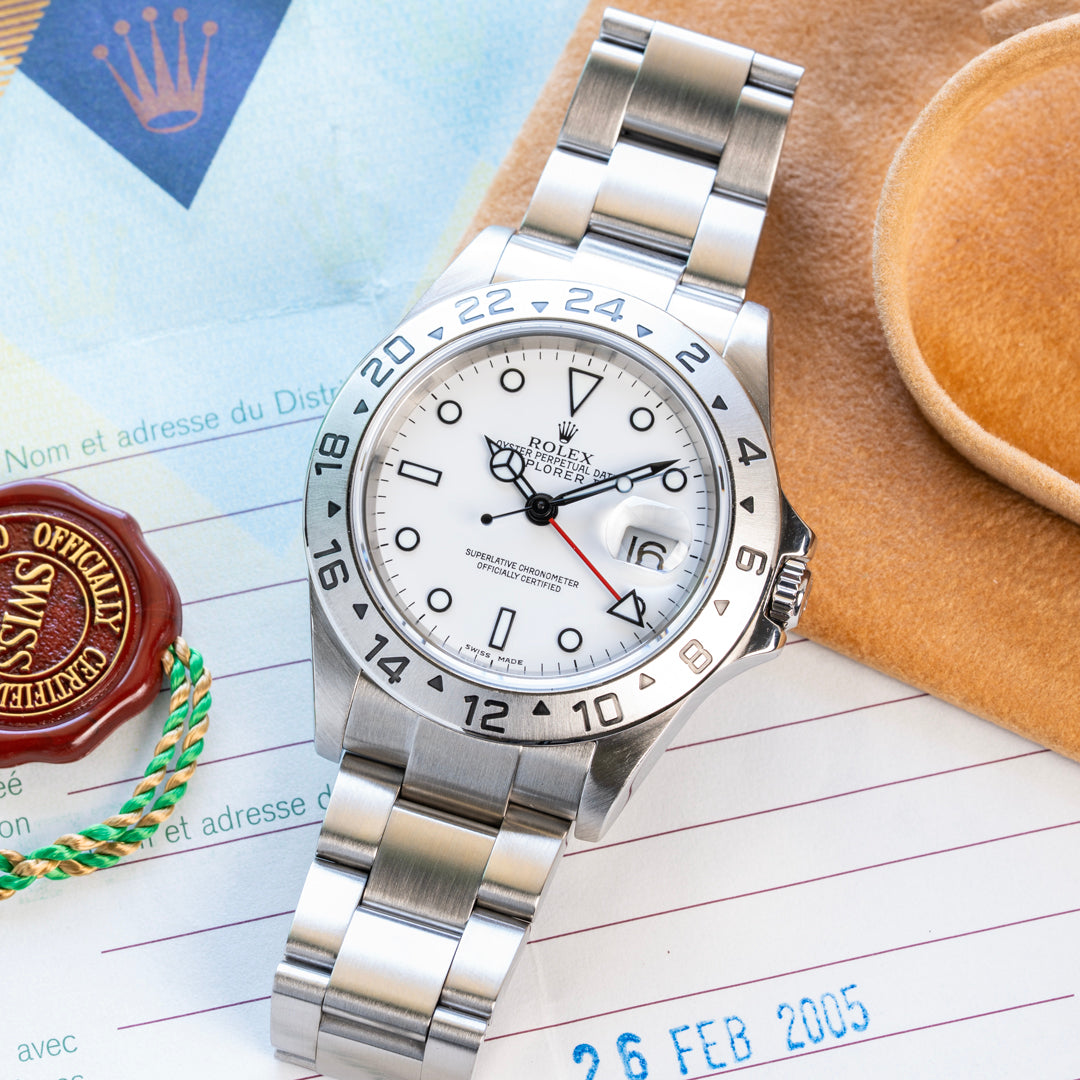 2005 Rolex Explorer II "Polar" Ref. 16570 with Box & Papers