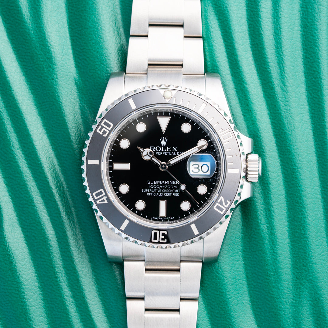 2018 Rolex Submariner Ceramic Ref. 116610LN with Box & Papers