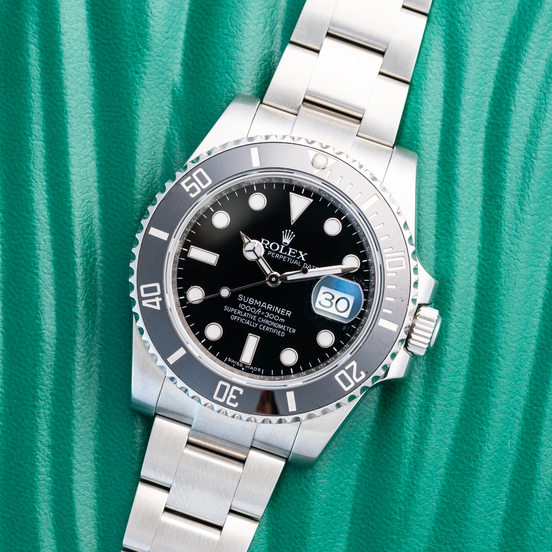 2018 Rolex Submariner Ceramic Ref. 116610LN with Box & Papers