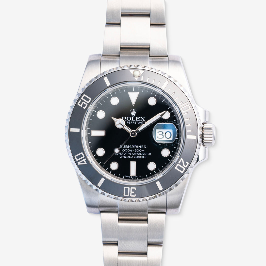 2018 Rolex Submariner Ceramic Ref. 116610LN with Box & Papers