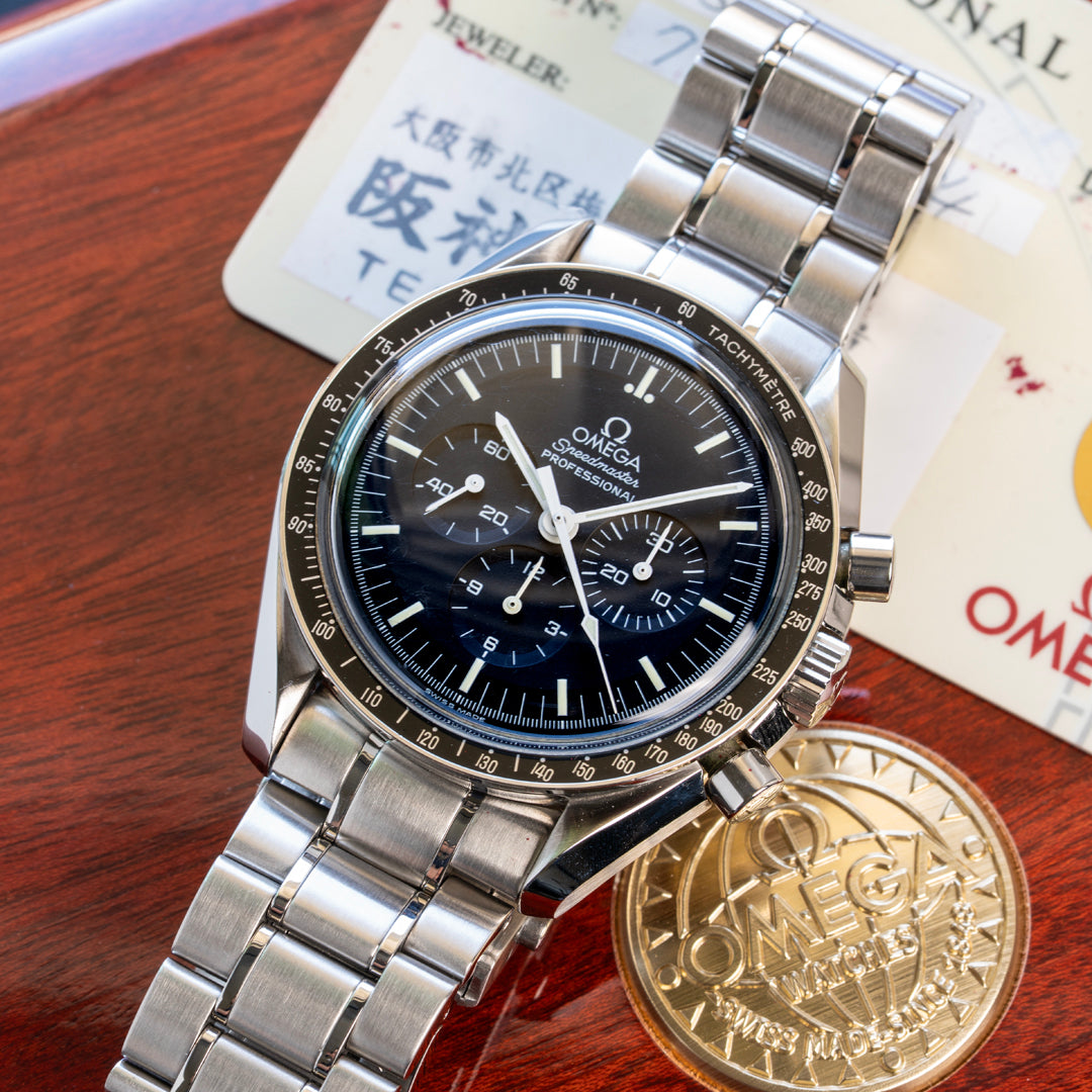 2001 Omega Speedmaster "Hesalite Sandwich" Professional Ref. 3572.50 with Box & Papers