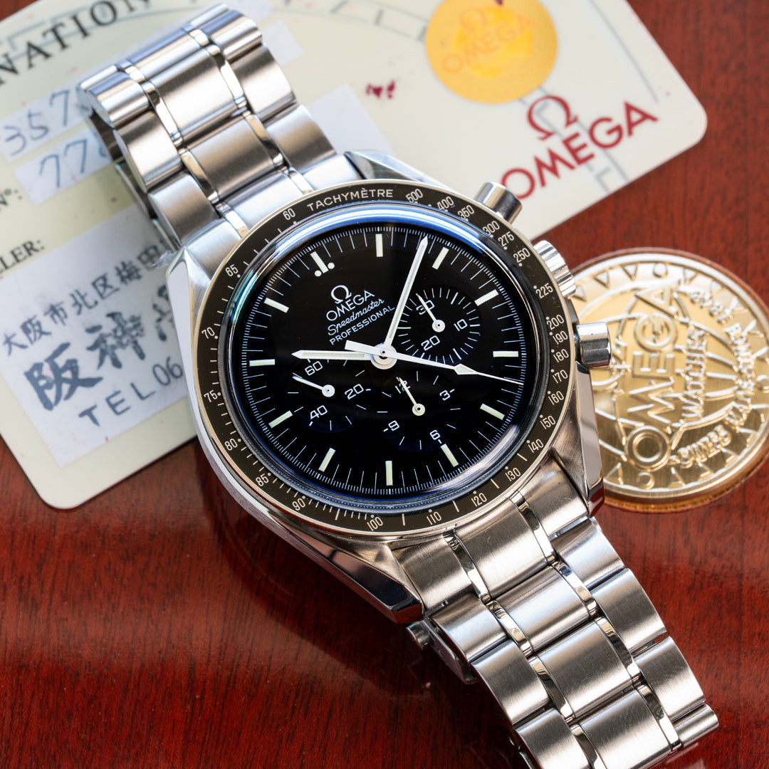 2001 Omega Speedmaster "Hesalite Sandwich" Professional Ref. 3572.50 with Box & Papers