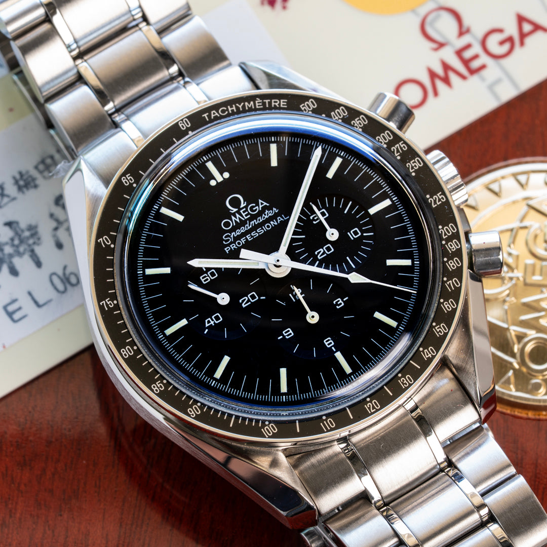 2001 Omega Speedmaster "Hesalite Sandwich" Professional Ref. 3572.50 with Box & Papers