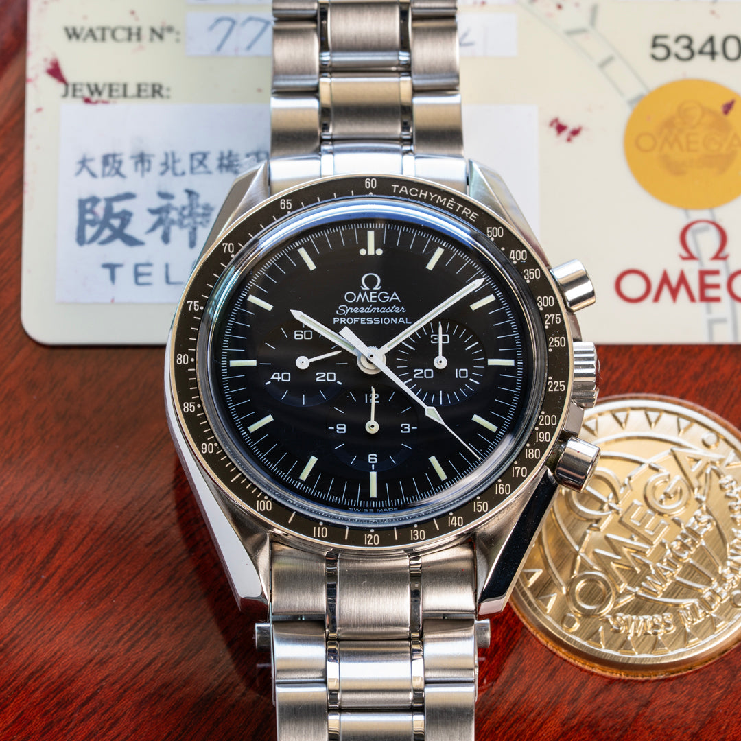 2001 Omega Speedmaster "Hesalite Sandwich" Professional Ref. 3572.50 with Box & Papers