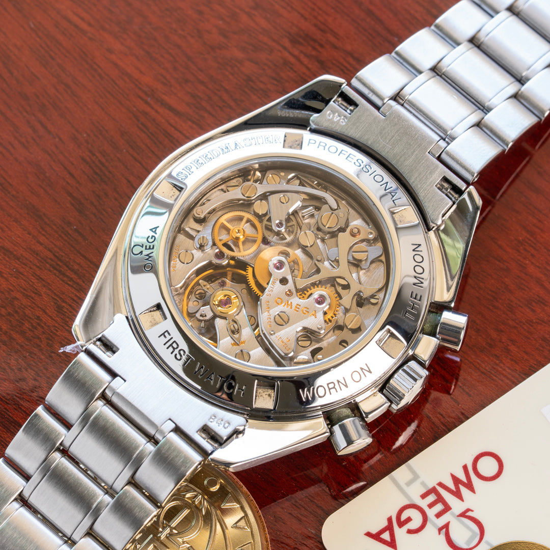 2001 Omega Speedmaster "Hesalite Sandwich" Professional Ref. 3572.50 with Box & Papers