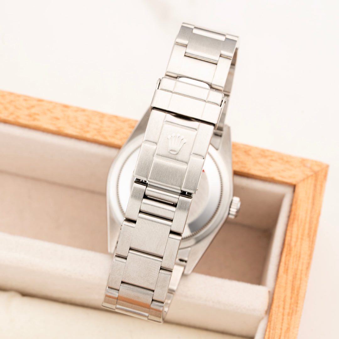 2007 Rolex Explorer 'Engraved Rehaut' Ref. 114270 with Box & Papers