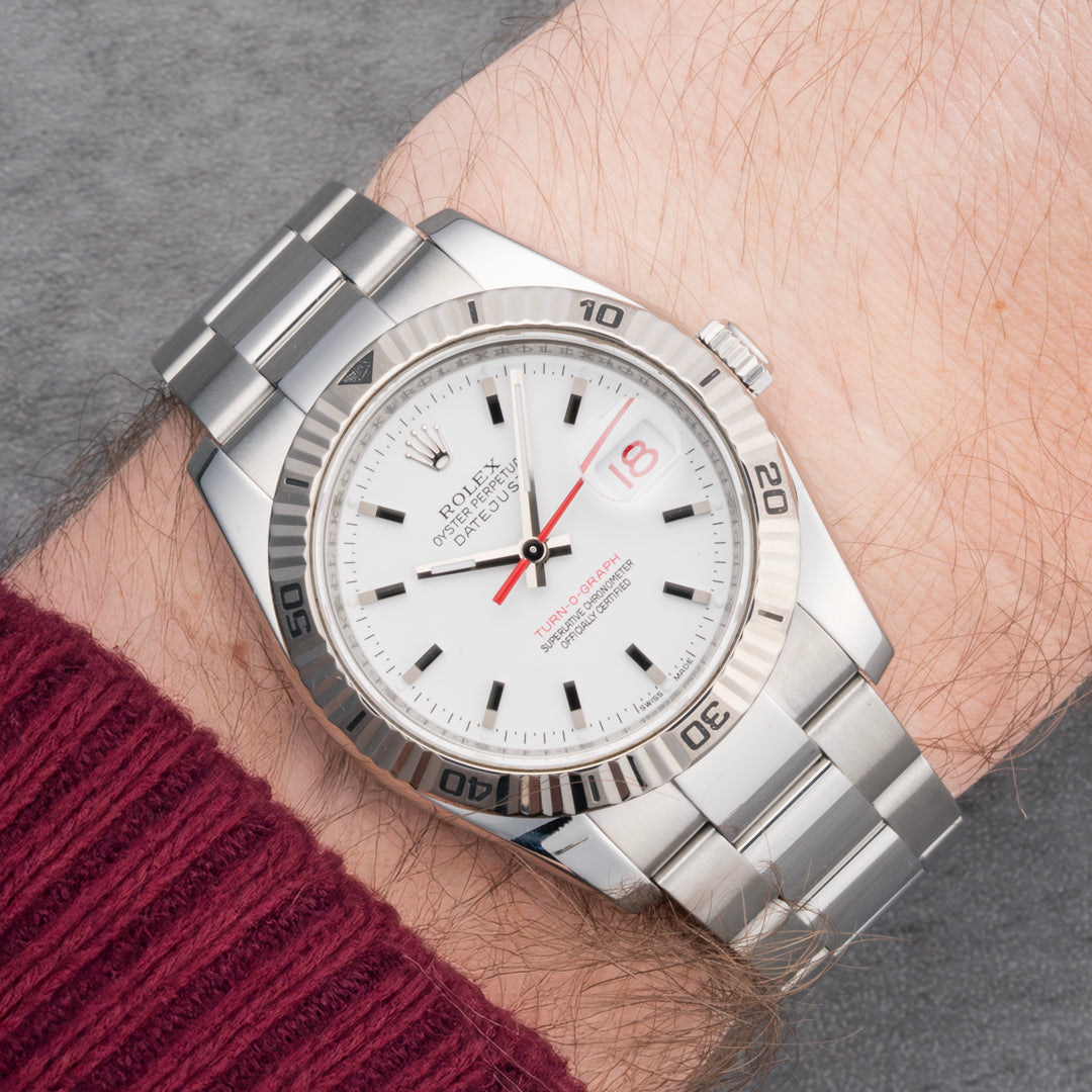 2007 Rolex Datejust Turn-O-Graph Ref. 116264 with Box & Papers