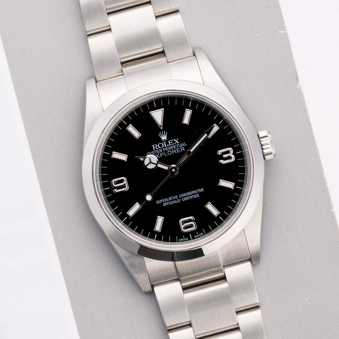 2002 Rolex Explorer Ref. 114270 with Box & Papers