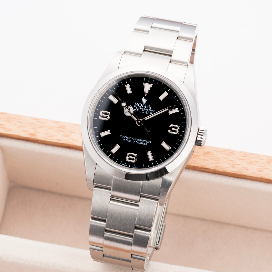 2002 Rolex Explorer Ref. 114270 with Box & Papers