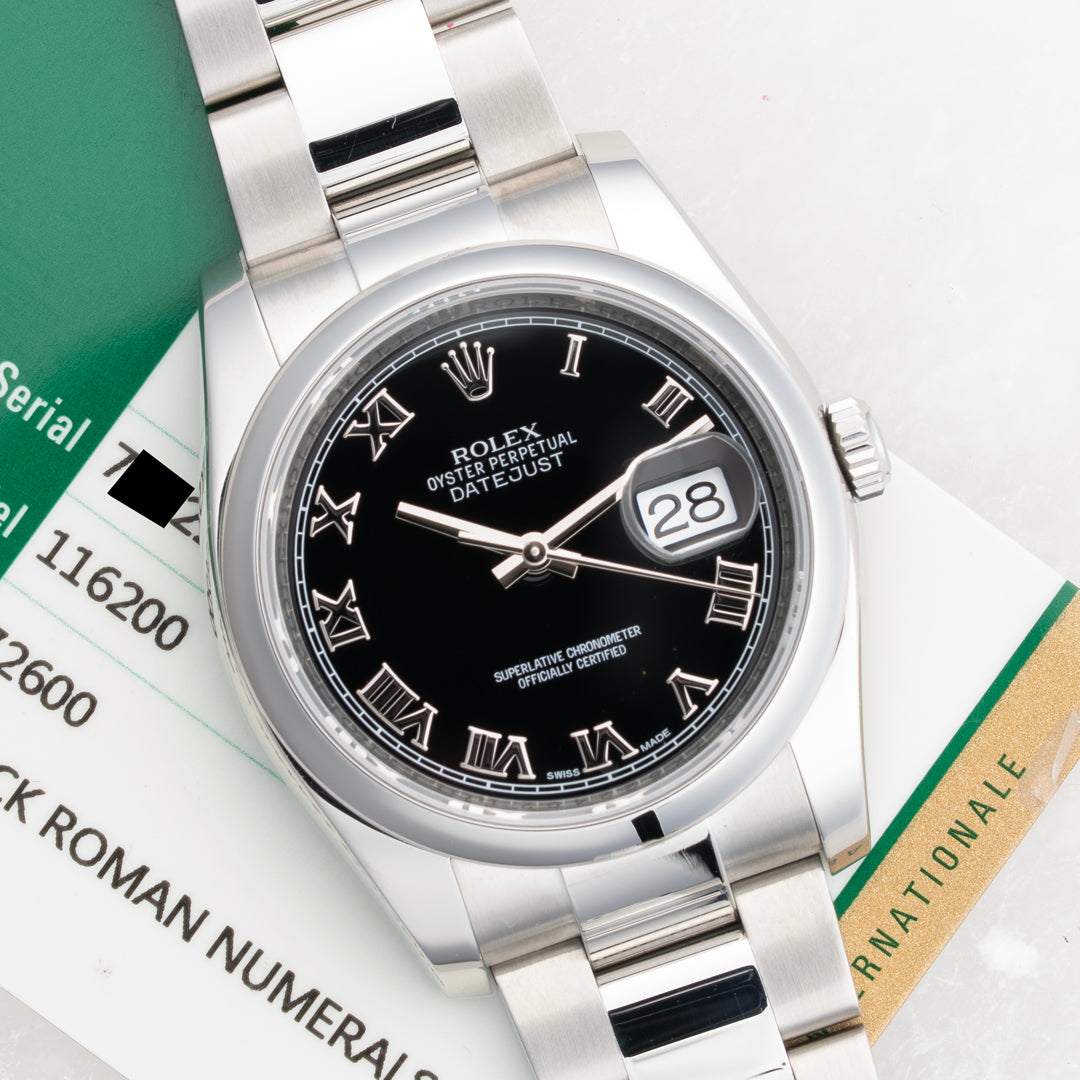 2014 Rolex Datejust Ref. 116200 with Box & Papers