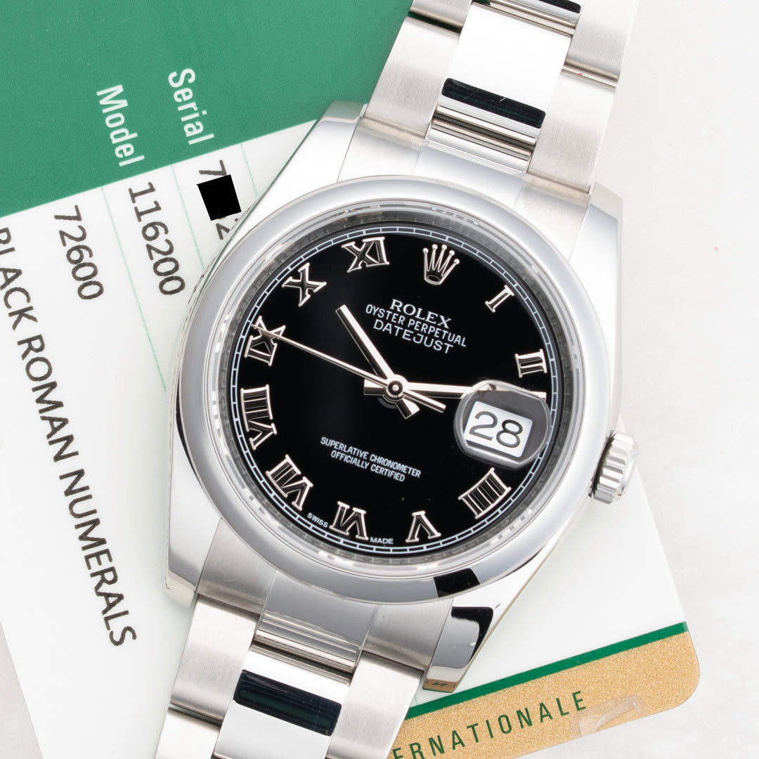 2014 Rolex Datejust Ref. 116200 with Box & Papers