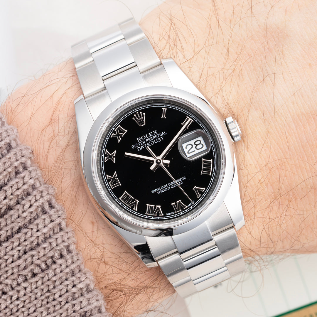 2014 Rolex Datejust Ref. 116200 with Box & Papers