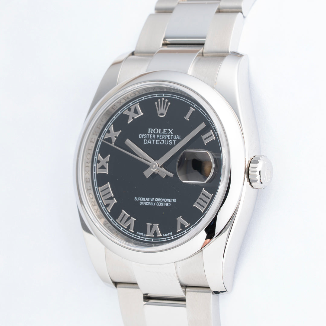 2014 Rolex Datejust Ref. 116200 with Box & Papers